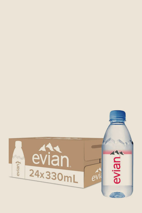 Evian Agua Mineral sin Gas · PET 330 ml · caja