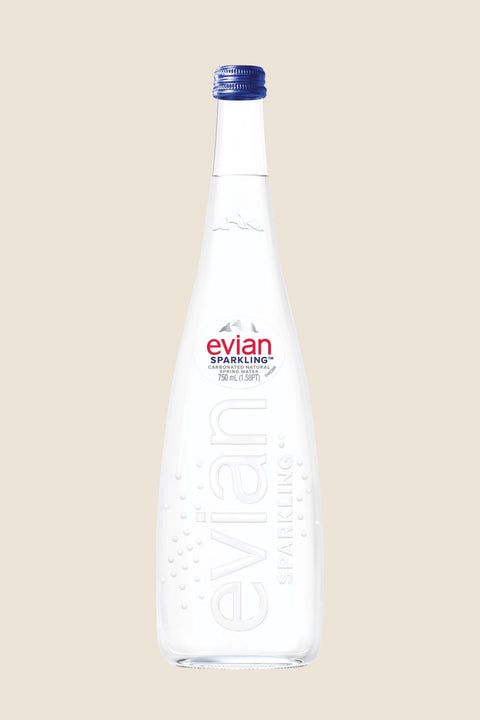 Evian Sparkling · vidrio 750 ml